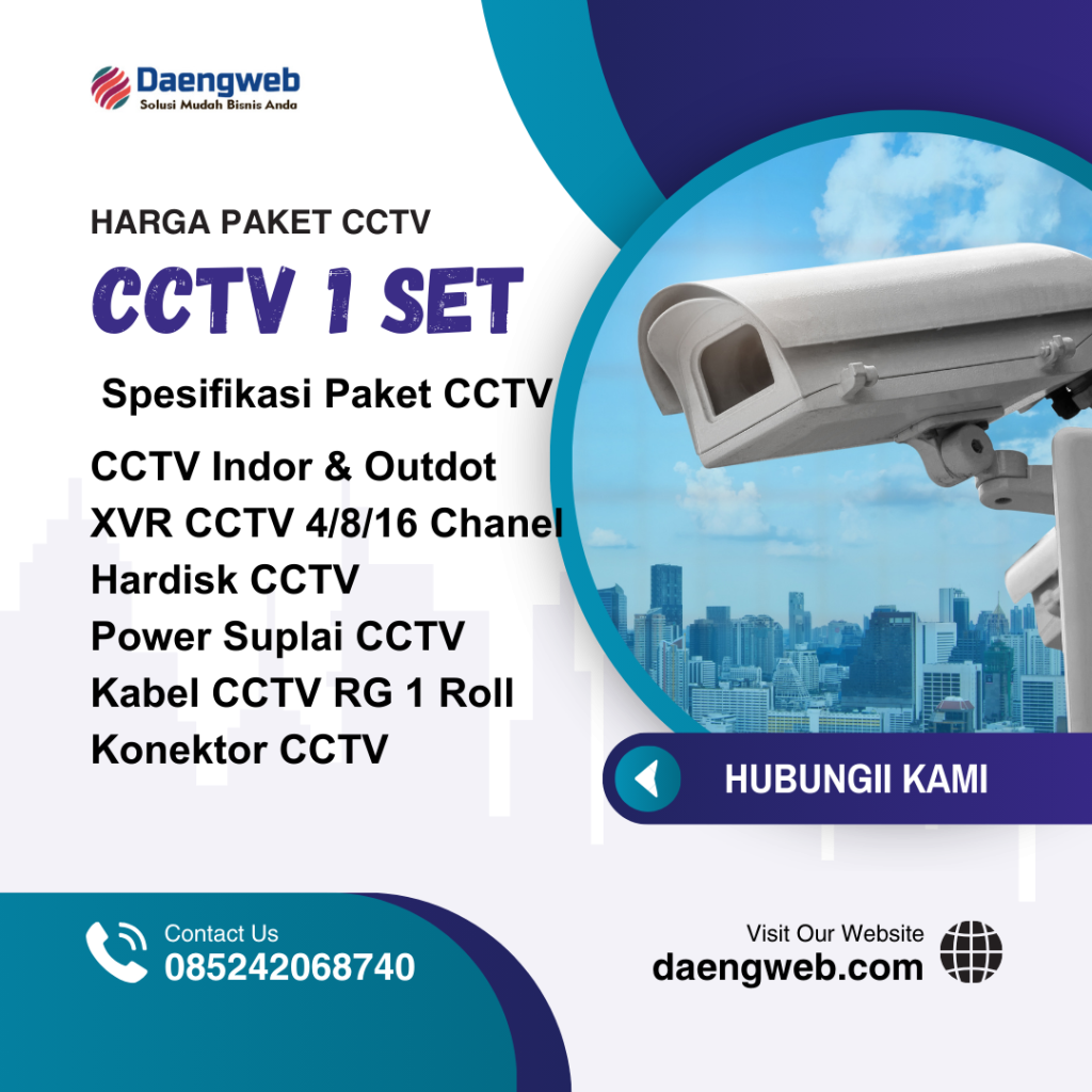 Harga cctv 1 Set